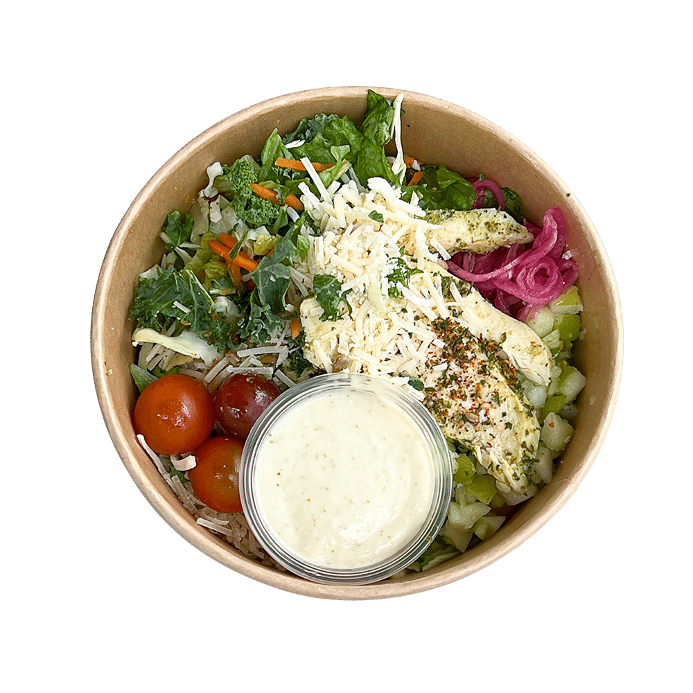 Caesar salad with chicken from Bjäre.