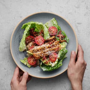 caesar salad with chicken from Bjäre.