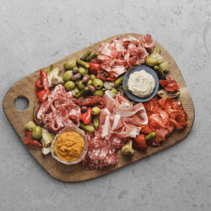 Charcuterie tray.