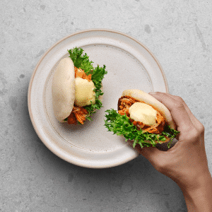 Bao buns korean pork.