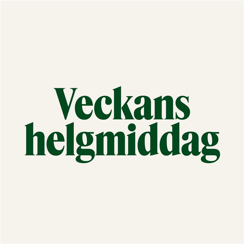 Veckans helgmiddag