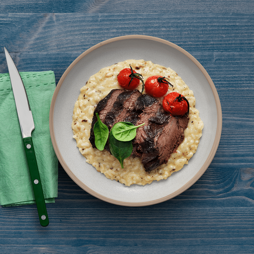Urban Deli oxkind med tryffelrisotto